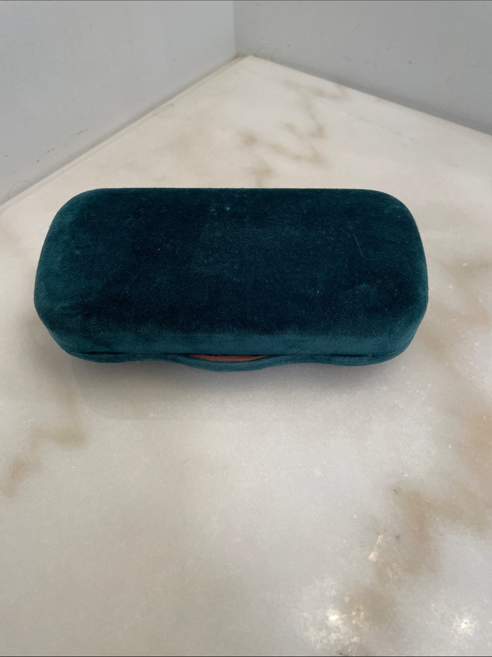 G u c c i Plush Velvet Eyewear Case in Teal - Picture 2 of 7